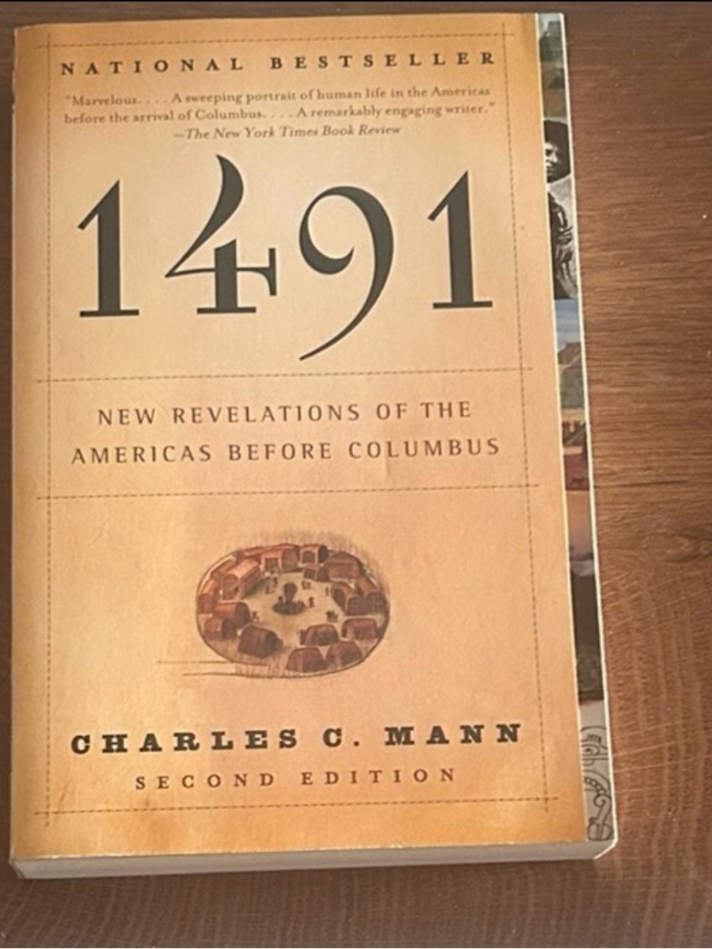 1491 by - Beige Cover Coffee Table Book